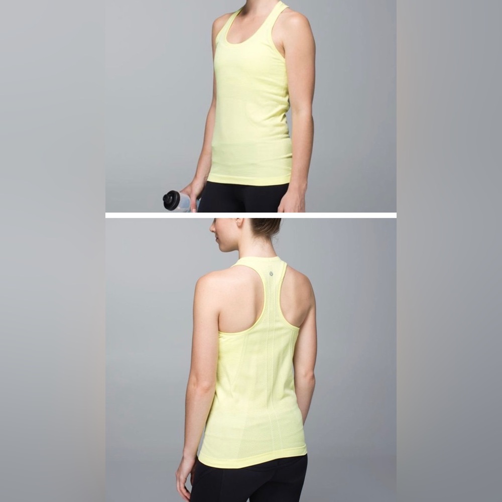 Lululemon yellow swiftly tech tank top